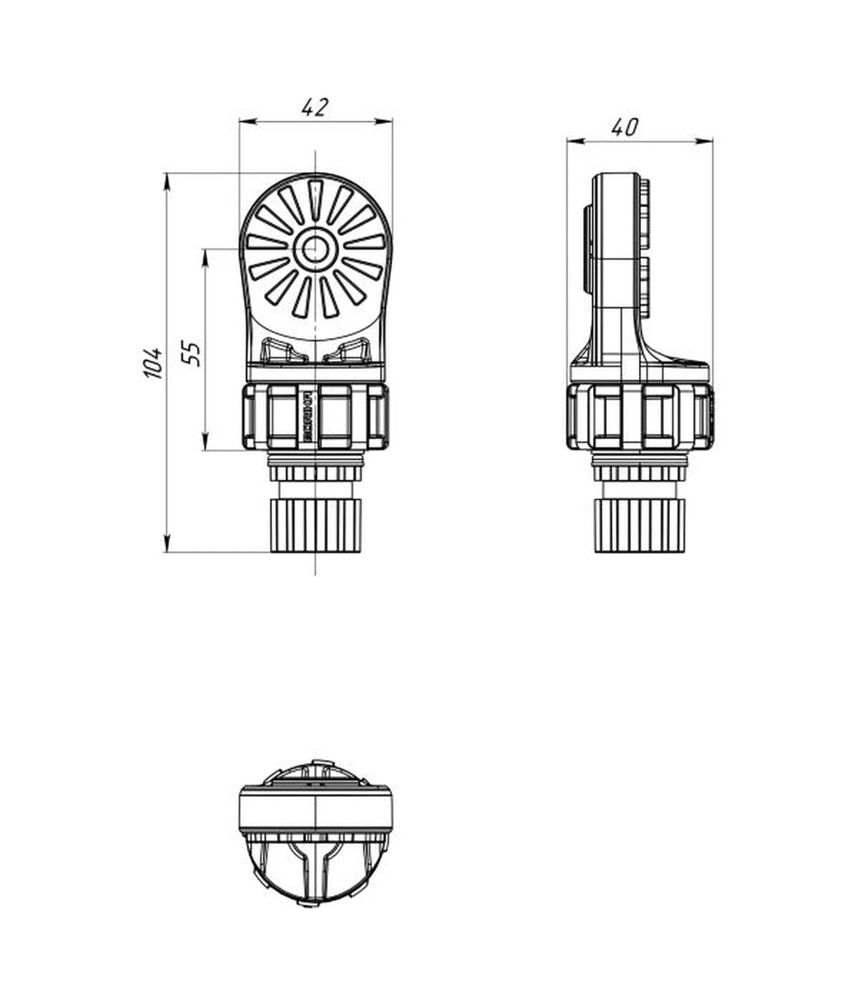 Adaptador Borika con doble fijación 85200215
