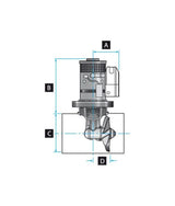 Lewmar boegschroef 140TT 2.0 kW 12V 591482