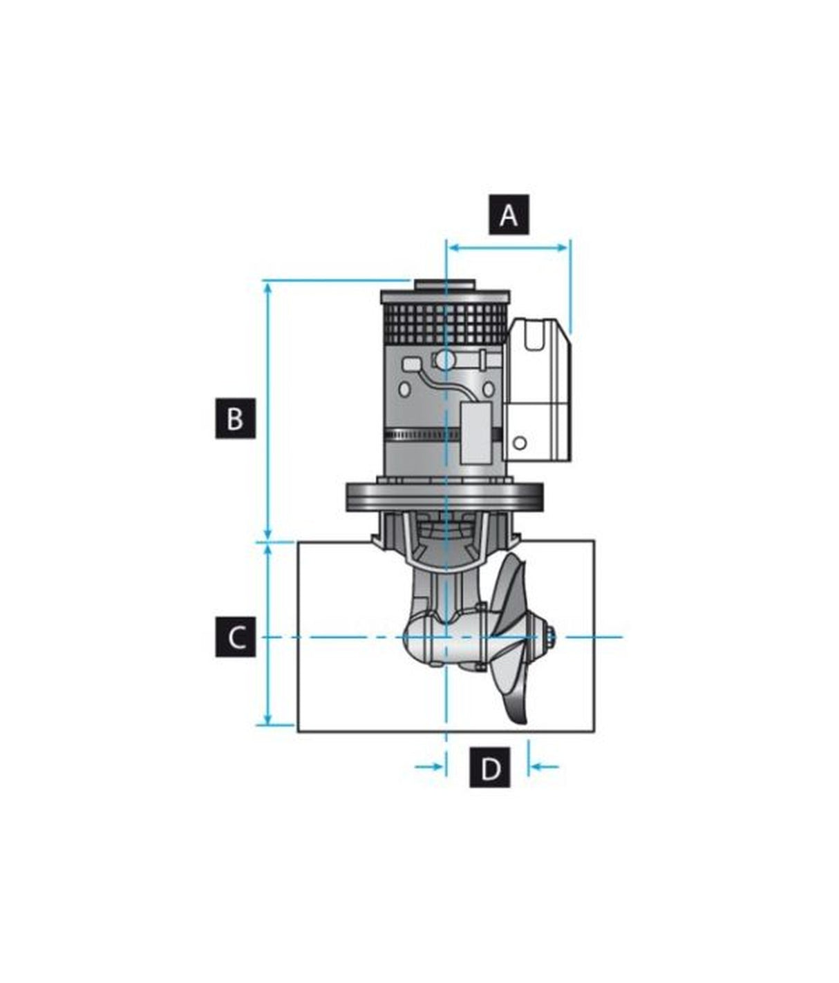 Lewmar Boegschroef TT110 1.5kW 12V GEN2 590000
