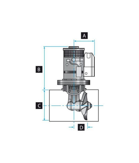 Lewmar Boegschroef TT185 5.0 kW 12V GEN2 590010