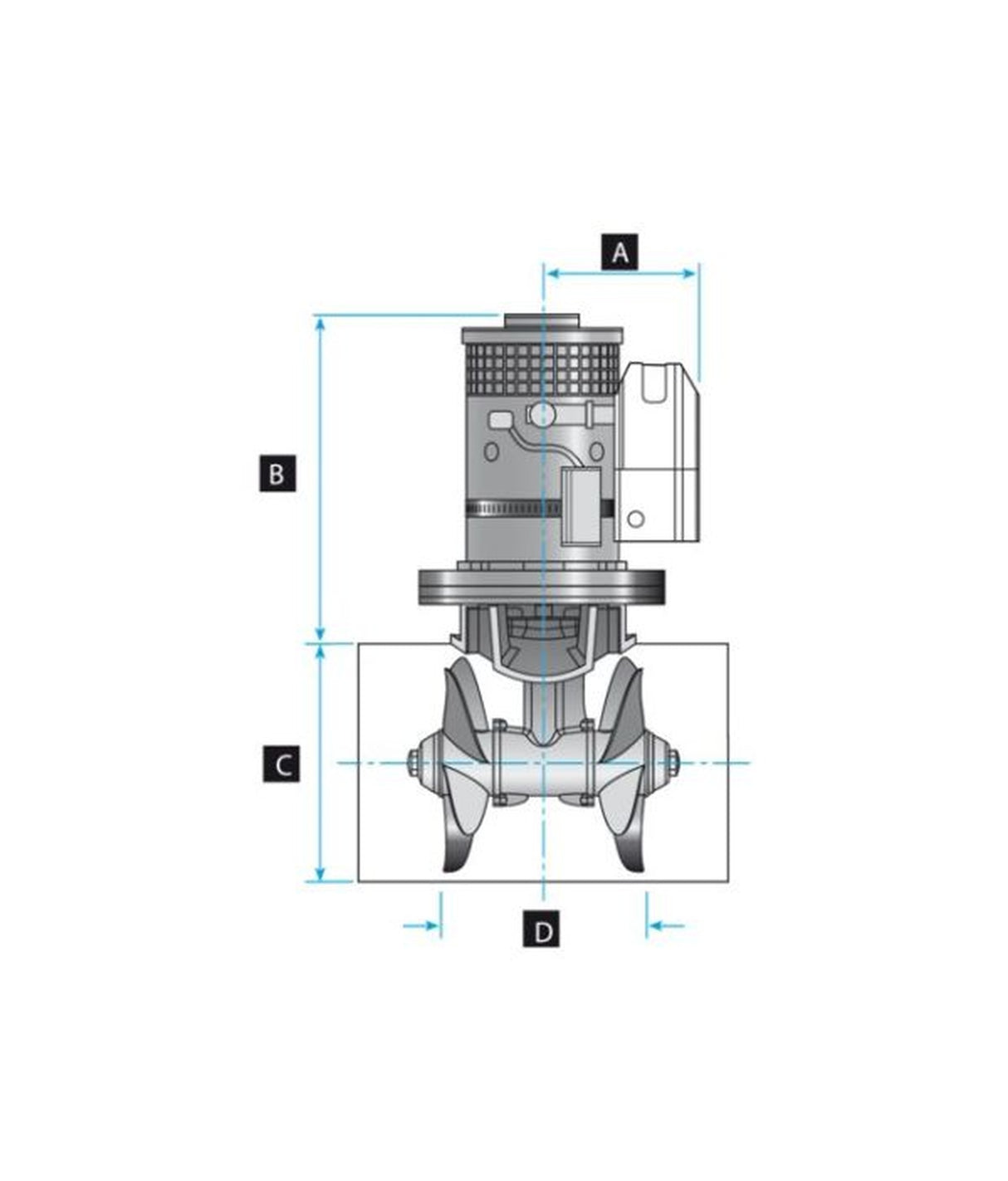Lewmar Boegschroef TT250 8.0 24V GEN2 590024