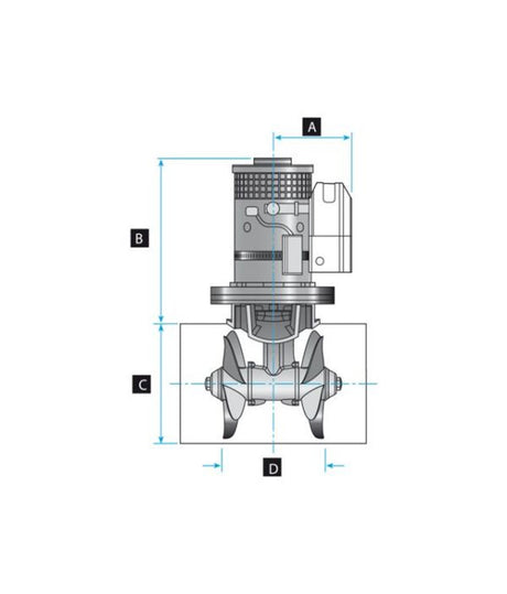 Lewmar Boegschroef TT250 8.0 24V GEN2 590024