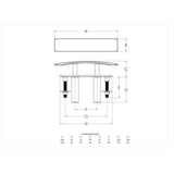 Talamex Solent flush kikker RVS 254 mm
