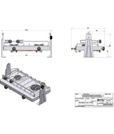 Cuisinière Eno 2 feux avec suspension cardanique Xtrem 2