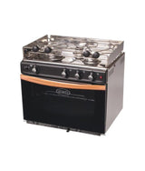 Eno 3-pits kooktoestel met oven Allure – cardanische ophanging