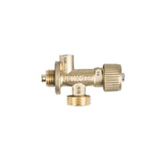 Talamex Rubinetto gas per campeggio DIN/KOMBI con valvola di sovrappressione 90500490