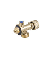 Talamex Rubinetto gas per campeggio DIN/KOMBI con valvola di sovrappressione 90500490