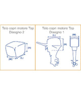 Talamex Buitenboordmotorhoes XXS (2.5-5pk) zilver-grijs