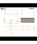 Gnautics reddingsladder iQ beige 5 treden 91102626 – zwemtrap