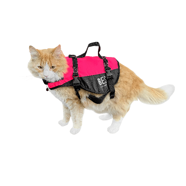 Besto Kattenvest Deluxe Pink/Black 3-7 kg