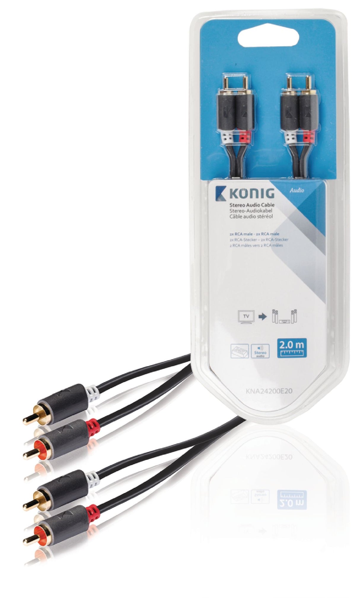 Varios cable RCA de 2 canales 2 m
