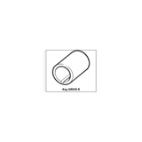 Talamex neopreen impeller key drive 6 bladen
