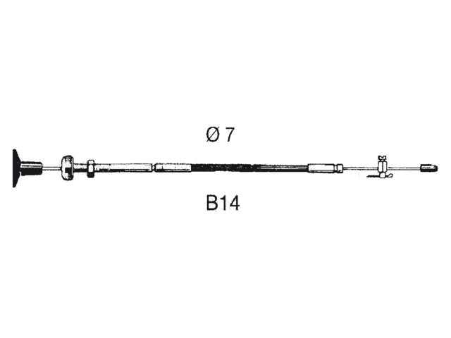 Schakelkabel B14 20ft 6.1m