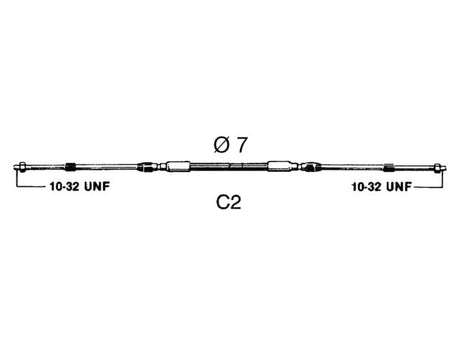 Schakelkabel C2 22ft 6.72m