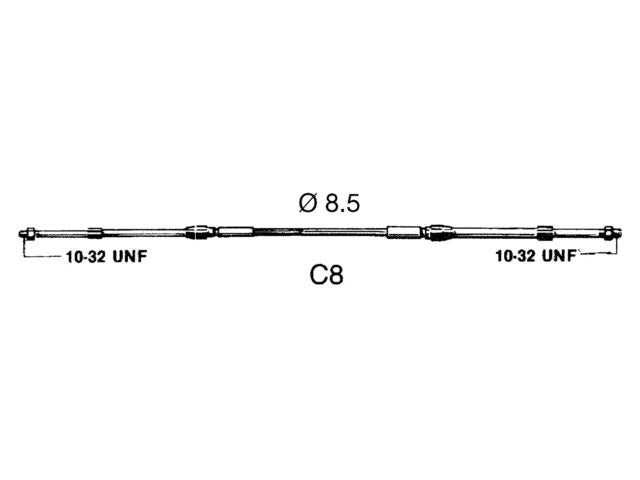 Schakelkabel C8 20ft 6.1m