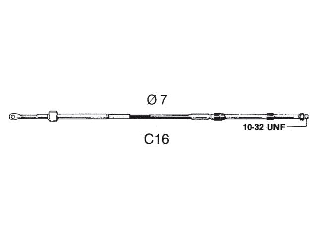 Schakelkabel C16 15ft 4.59m