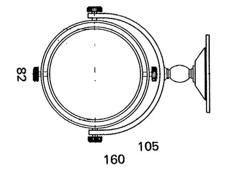 wandarm vast klein 8027