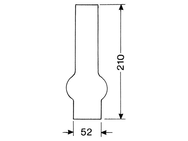 Lampeglas 15 ligne 210mm
