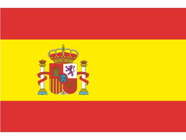 Spaanse vlag 30x45