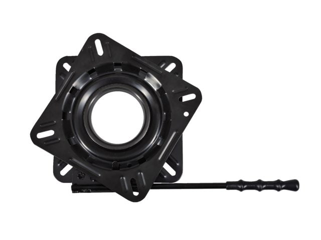 Draaiplateau met lock gecoat zwart