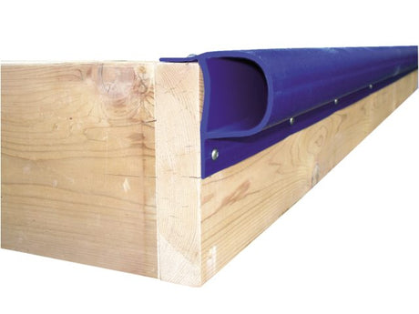 Steigerstootrand p-profiel navy blauw 2.4m