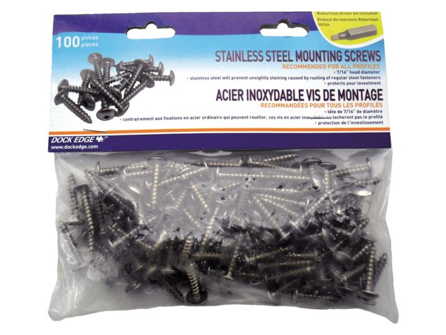 Schroeven tbv montage steigerstootrand (100stk)