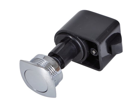 Drukknop convex kunststof verchroomd zelfsluitend