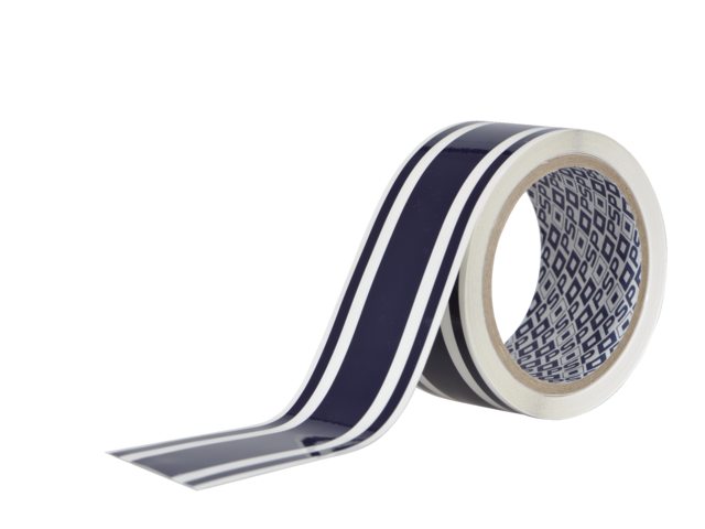 Colourstripes T2 navy blauw 44mm 10m