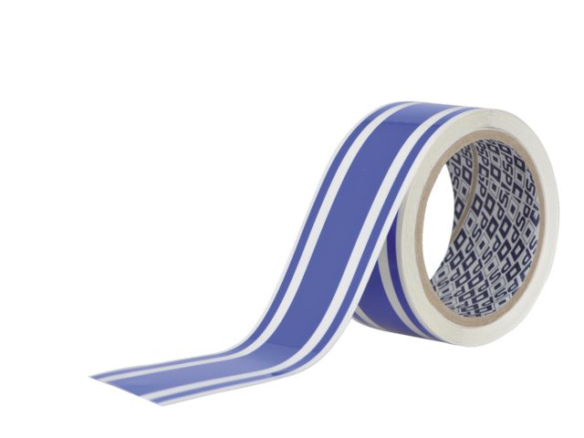 Colourstripes T2 blauw 44mm 10m