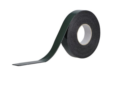 Dubbelzijdig klevend vinyl foam tape zwart 19x1mm 5m