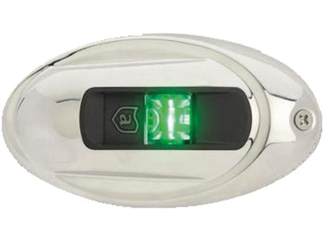 Stuurboordlicht led Lightarmor verticaal ovaal rvs