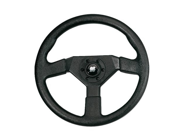 V38 stuurwiel zwart 3-spaaks