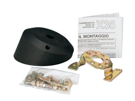 X35 montageplaat 20ø