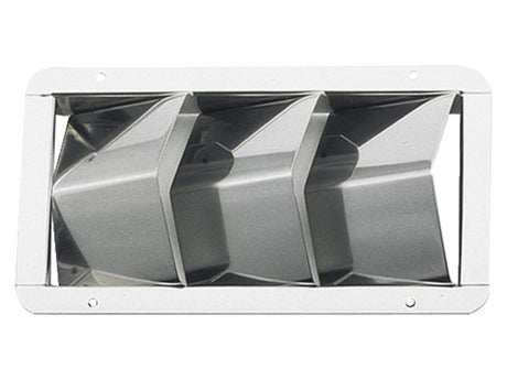 Ventilatierooster rvs 205x114mm