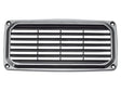 ABS ventilatie rooster zwart 201x101mm