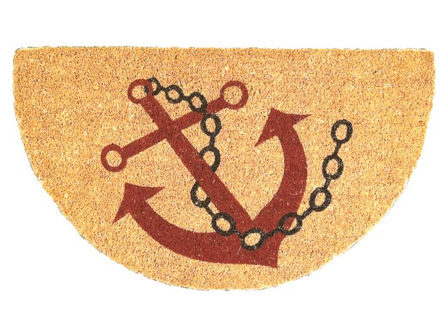 Kokos mat halfrond 45x75cm