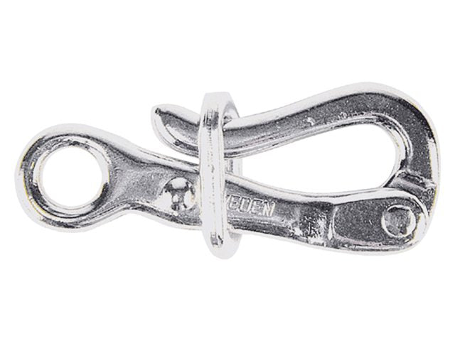 Brons verchroomd pelikaanhaak 130mm