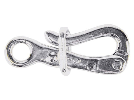 Brons verchroomd pelikaanhaak 130mm