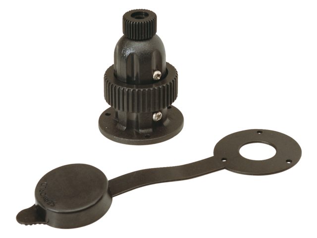 Stekker+stopcontact kunststof 3A 4p