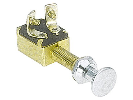 Trekschakelaar. verchroomd