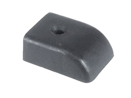 Buiskapbeslag eindstuk voor rail