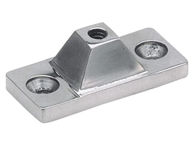 Buiskapbeslag rvs wandplaat 22mm