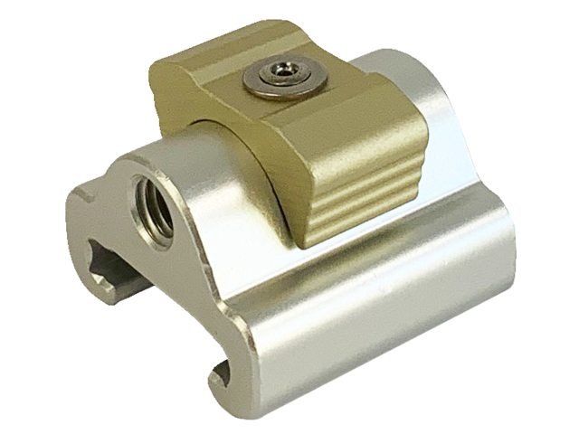 Stopper verstelbaar 25mm zilver