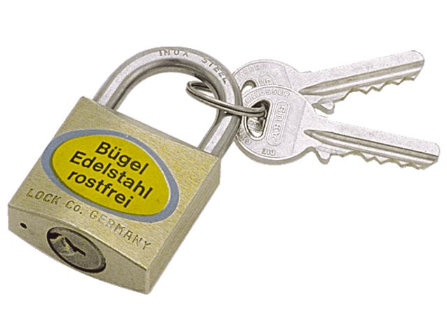 ABUS Cilinder Hangslot RVS Beugel 50mm