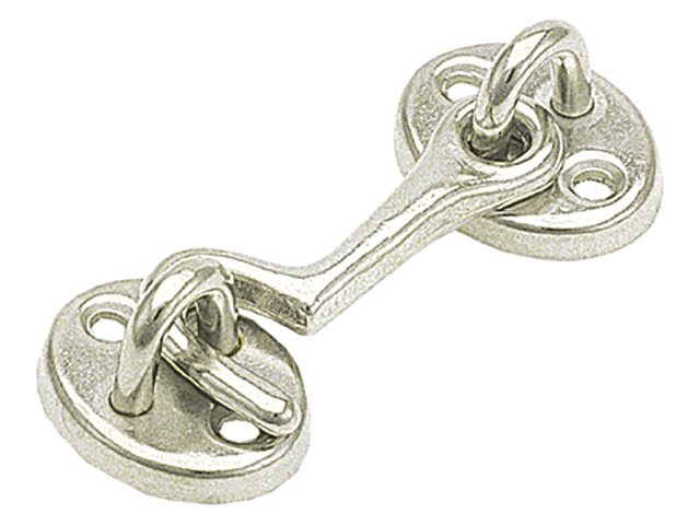 Kajuithaak 2 messing verchroomd 62mm