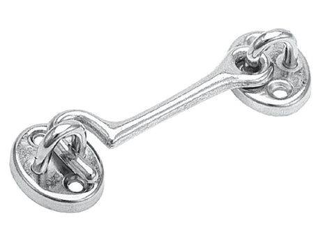 Kajuithaak 3 messing verchroomd 76mm