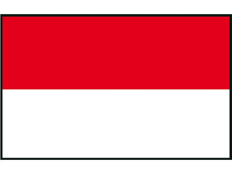 Vlag rood-wit 70x100