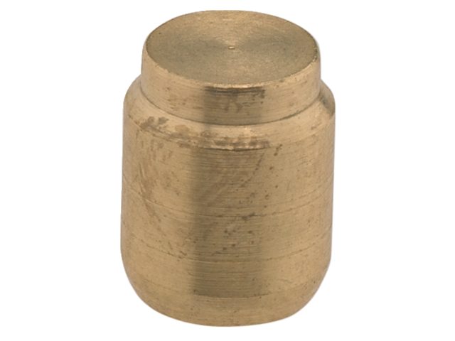 Eindstop messing voor 8mm knelkoppeling
