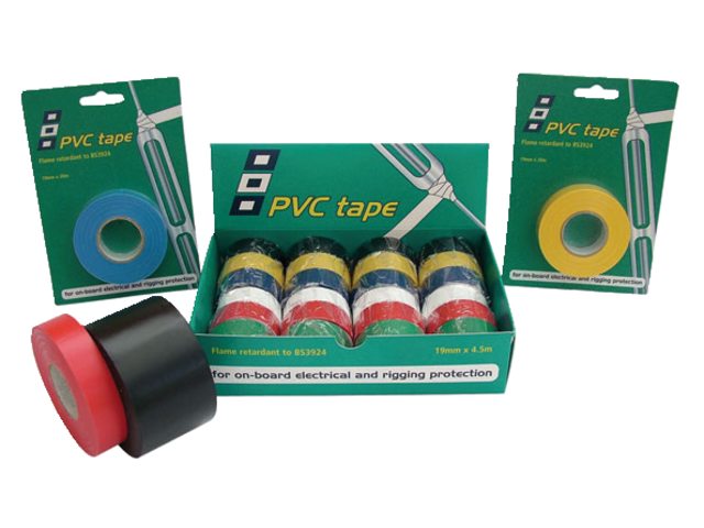 PVC tape geel 19mm 20m