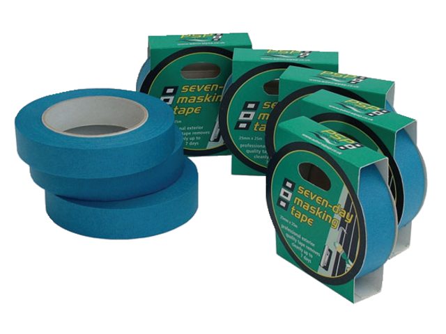 7day masking tape blauw 25mm 25m